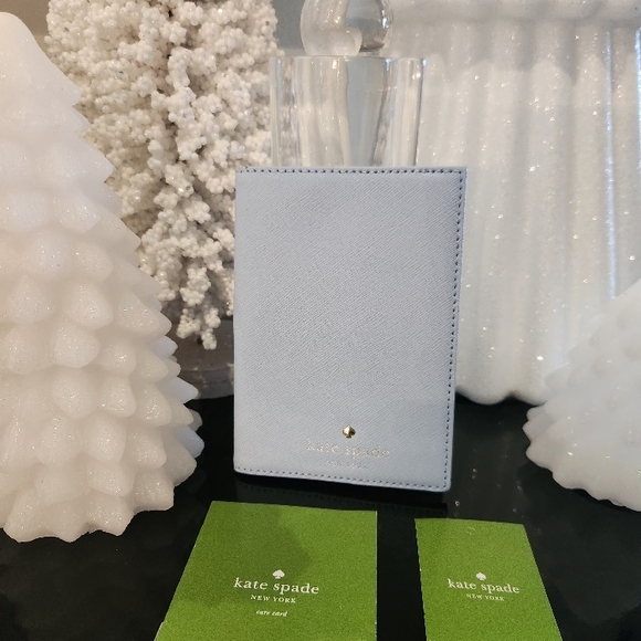 New! Kate Spade New York Light Blue Wallet - Picture 6 of 10